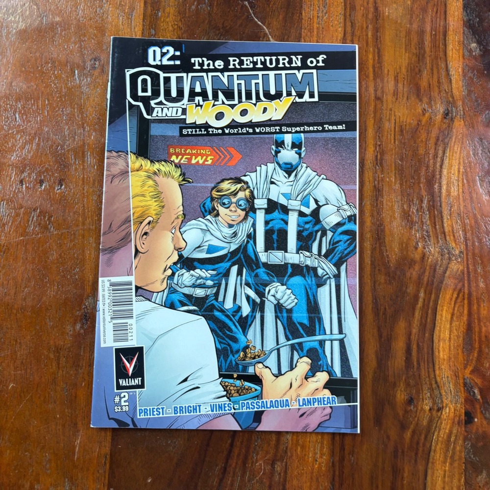 The Return of Quantum and Woody 2 Valiant Comics 2014 Priest Bright Modern Age